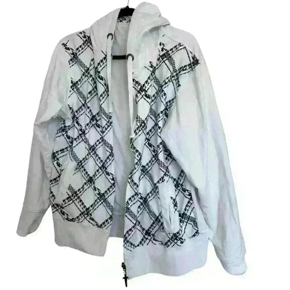 Unisex Reversible Zip Up Hoodie - Picture 2 of 5